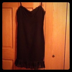 BCBG-Black spaghetti string dress